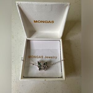 Mongas silver butterfly bracelet